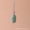 Pingente de pedra de cura irregular europeu e americano charm de pedra preciosa natural quartzo colar feminino colar ajustável