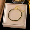 [Melhor Pulseira Estilo Quente 2] Temperamento Europeu e Americano High-End K Ouro Cruz Aço Titânio Pulseira Design Nicho Estilo Frio Mulheres