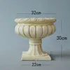 Maceta Romana de Pie Estilo Europeo para Decoración de Hogar en Villa, Decoración de Bodas al Aire Libre, Escaparate y Arreglo de Jardín