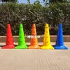 Poste de Señalización de Bloqueo de Carretera con Enlace de Poste, Bicicleta de Equilibrio, Patinete, Poste de Advertencia Telescópico, Pista de Patinaje con Poste Rojo y Blanco