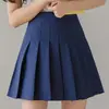 Falda Negra Plisada Mujer Otoño Invierno Falda Media Verano 2026 Nueva Cintura Alta Adelgazante Estudiante Falda de Línea A Petite Falda Corta