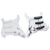 Golpeador de Guitarra Eléctrica ST 2 Paneles de Celuloide Sencillo Sencillo Doble Panel 5 Interruptor Línea de Pastillas Juego Completo