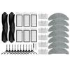 33 Peças Adequadas para Roidmi Eve Plus Vassoura Escova Principal Escova Lateral Filtro Pano Conjunto Combinado