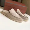 Novas Meias-Pantufas Fechadas Planas de Verão para Homens, Sapatos Masculinos Estilo Slip-On, Sapatos de Caminhada de Verão de Tamanho Grande