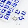 Dongzhou Broca Angular Retangular Broca de Bala de Gelo Broca Tridimensional Imitação de Corte Hua Galvanoplastia a Vácuo Prata Ornamentos para Unhas Acessórios Personalizado