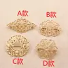 Accesorios para Joyería DIY Pieza de Flor de Cobre Conservante del Color Broche Ramillete Pieza de Flor de Encaje Colgante de Borla Material para Colgante
