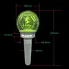 Liga Juvenil de Tiempos Tnt Apoyo a Fans Estrella Acrílico 15 Luces LED Pulsera Luminosa Palo de Luz Insignia Pasador de Pelo