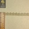 Fio dourado composto Renda Lolita bordado solúvel em água código de barras 1cm renda dourada unilateral acessórios feitos à mão DIY