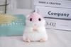 Peluche Lindo Hámster Juguete Colgante Muñeco Muñeca de Trapo Colgante para Bolsa Juguete de Peluche de Dibujos Animados Llavero Muñeco