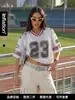 Caja de Ropa para Hombre Jie Zhan Camiseta Estampado Digital Boxy 26 Primavera/Verano Nuevo Transfronterizo Retro Americano Deportivo Malla Transpirable Manga Corta.