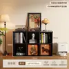 Armario de rejilla Kallax de madera maciza, Estantería de combinación libre, Estante de almacenamiento de pie, Librería baja de pared para sala de estar, Armario de ocho compartimentos