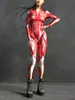 2025 Nuevo Producto Transfronterizo Halloween Ataque a los Titanes Body Impresión Digital 3D Adulto Cos Disfraz de una Pieza