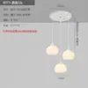 Restaurante e Hospedagem Estilo Japonês Mesa de Jantar Minimalista Nórdica Criativa Madeira Maciça Balcão de Bar Iluminado Luminária Pendente de Tecido de Cabeceira Pleated