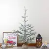 Spray de Mesa Branco Emagrecedor Árvore de Natal Artificial Pe+Pvc Base de Juta Mini 90cm Decoração de Cena Árvore Pequena Personalização