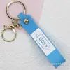 Llavero de Cuerda de Cuero de PVC Suave para Dulces Versátil Cuerda de Cuero Colgante Pequeño Llavero de Pulsera Accesorio de Bolsa Colgante