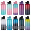 Termo Espacial Transfronterizo Taza Aislada 304 18oz 22oz 25oz Conserva el Frío Vacío Botella de Agua para Deportes al Aire Libre Enfriador de Hielo 32oz