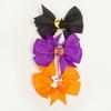 Horquilla para el pelo de Halloween para bebé, estilo europeo y americano, con lazo en V y calabaza de Pascua, accesorios para el cabello para niños