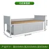 Litera de Dos Pisos de 14 Unidades con Estructura de Hierro para Dormitorio de Personal, Cama Superior y Mesa Inferior, Armario de Almacenamiento, Escritorio
