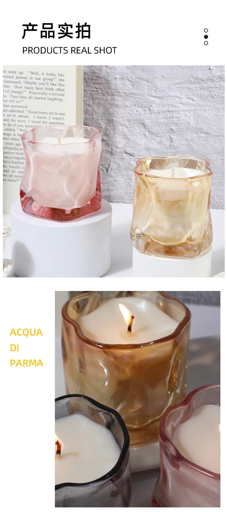 彩色扭扭杯蜡烛