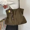 Bolso de Terciopelo Gamuzado para Mujer 2026 Nuevo Estilo Tendencia Otoño Retro Milanés Bolso Tote para el Trabajo Bolso de Hombro de Gran Capacidad