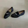 Piel de vaca lavada de capa superior ~ Mocasines versátiles slip-on con hebilla vintage y detalle de caballo, zapatos planos de piel
