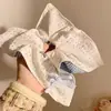 Nuevo Diseño Coreano de Nicho Hecho a Mano Encaje Plisado Encaje Banda para el Cabello Doble Capa Intestino Grande para el Cabello Accesorios para el Cabello