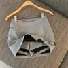 Saia Midi com Renda Irregular e Cadarço Estilo Spice Girls para Verão Feminino, Saia de Cintura Alta com Efeito Emagrecedor, Saia Elegante para Conjunto