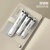 Cortauñas portátil juego de cinco piezas para manicura y pedicura, herramientas de cuidado personal, tijeras para uñas de dormitorio, limpiador de oídos, juego completo