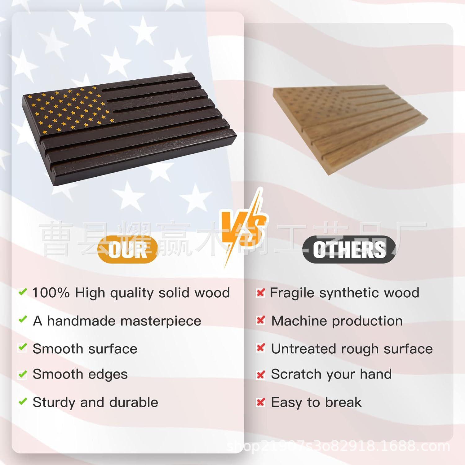 木质纪念币展示架桌面摆台式勋章收纳架简易硬币收藏架多层置物架