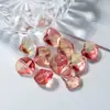 Cuentas de Vidrio Ovaladas de 14 mm Cuentas de Vidrio Rombos Asimétricos Material para Hacer Pulseras y Collares con Cuentas DIY
