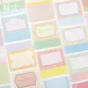 Serie Notas de Vida Crepuscular: Notas Adhesivas Escribibles, Papel Versátil Básico Estilo Ins Cuadriculado y de Lunares para Diario