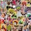 50 Pegatinas Divertidas de Compra Directa Transfronteriza, Paquetes de Emoticonos Encantadores de Celebridades de Internet, Paquetes de Emoticonos de Personajes, Pegatinas Divertidas de Parodia
