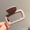 Presilha Quadrada Pequena para Cabelo Feminino 2024 Nova Presilha para Parte de Trás da Cabeça Presilha para Meio do Cabelo Presilha Tubarão Acessório de Cabelo