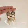 Brincos Longos com Franjas Estilo Boêmio para Mulheres, Estilo de Férias de Luxo, Brincos Personalizados Exagerados, Brincos Estilo Étnico Retrô