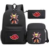 Mochila Nova de Verão 2022 Harajuku Anime Estudante Casual Casual Mochila Escolar Grande Capacidade Conjunto de Três Peças