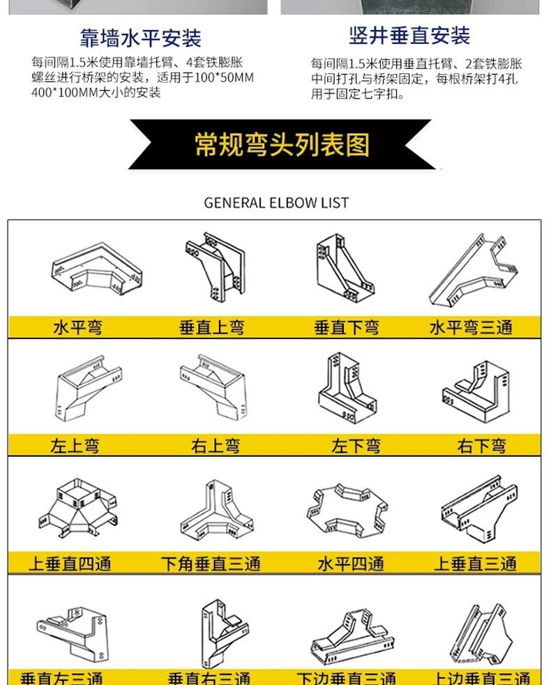 镀锌桥架防火喷塑桥架_13