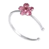 Joyería de perforación para el cuerpo humano transfronteriza comercio electrónico comercio exterior Flor de ciruelo de diamante aro de nariz falso sin perforar accesorios de cobre plateado clavo de nariz