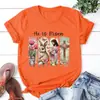 Novos Produtos Europeus e Americanos Transfronteiriços 2025, Camisetas 3D Interessantes de Páscoa para Uso Casual na Primavera e Verão