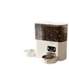 Comedero Automático para Mascotas, Dispensador de Agua Inteligente para Gatos, Dispensador Todo en Uno de Comida y Agua para Perros, Máquina de Alimentación con Cámara