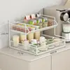 Estante de Almacenamiento para Tazas de Escritorio Multicapa Portavasos de Agua Taza de Té Taza de Café Bandeja de Goteo Soporte de Tazas para el Hogar