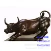 Adorno de Vaca de Cobre para Salón de la Empresa 80.1cm Metros 2m Escultura de Vaca de Cobre Fundido Fabricación Protección Constante Taller de Tallado en Cobre