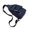 Bolsa de Pecho para Hombre de Nylon Nueva de Verano con Letras Estampadas Bolso Cruzado Deportivo Bolso de Hombro de Nailon Cosido para Exteriores