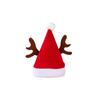 Sombrero de Navidad de asta de alce Sombrero para gato mascota Decoraciones de escena navideña Sombrero para perro de Navidad Pequeños regalos de Navidad