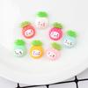 Accesorios Cara Sonriente Huella de Mano y Pie Arcilla Resina Piña Crema DIY Accesorios de Resina Materiales para Carcasa de Teléfono Accesorios para el Cabello de Niños