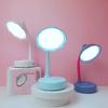 Lámpara de Crema LED Linda Hecha a Mano DIY de Flor Nueva Simple Transfronteriza Lámpara de Mesa Pequeña para Dormitorio de Estudiantes