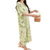 Camisón de Algodón Seda Procesado y Personalizado para Mujer Verano Delgado Talla Grande Pijama de Algodón Seda Ropa de Lujo Falda Usable Personalizado Venta al por Mayor