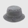 Sombrero de Pescador para Hombre, Sombrero de Mezclilla Lavado para Otoño, Sombrero de Cubo para Mujer, Sombrero Solar Vintage Europeo y Americano de Algodón para Exteriores, Senderismo, Otoño e Invierno