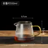 Aquecedor de Chá, Bule de Chá de Vidro, Base Isolante, Fogareiro de Chá com Aquecimento por Vela para Uso Doméstico, Fogareiro Aquecedor de Chá