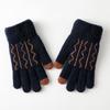 Guantes de Lana de Invierno para Hombre y Mujer, Ciclismo al Aire Libre, Conducción, Cálidos, Táctiles, con Dedos Separados, Venta al por Mayor del Fabricante, Cálidos y a Prueba de Frío