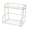 Nuevo Rack de Almacenamiento de Cocina de Plástico de Doble Capa Más Vendido Almacenamiento para el Hogar Rack de Almacenamiento Rack de Almacenamiento para Especias Venta al por Mayor